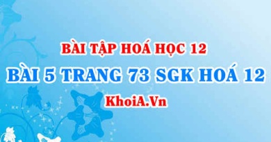 Bài 5 trang 73 SGK Hoá 12: Khái niệm, phân loại, tính chất và ứng dụng của vật liệu POLIME